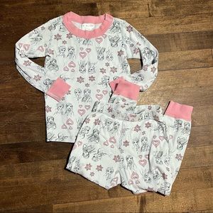 Hanna Andersson Frozen Pajamas Toddler size 3T